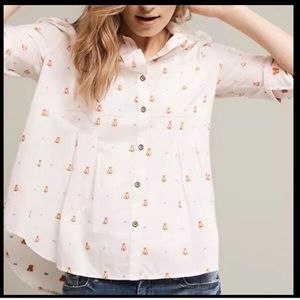 Anthropologie Maeve Teepee Camp Shirt
